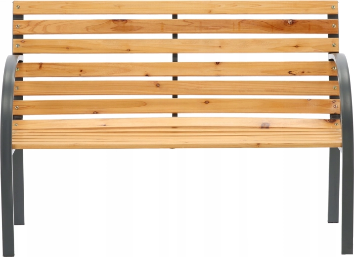 Garden bench Garden Line 120 cm wooden with steel frame