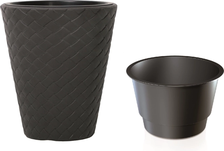 Matuba Planter with Insert 30 cm Anthracite