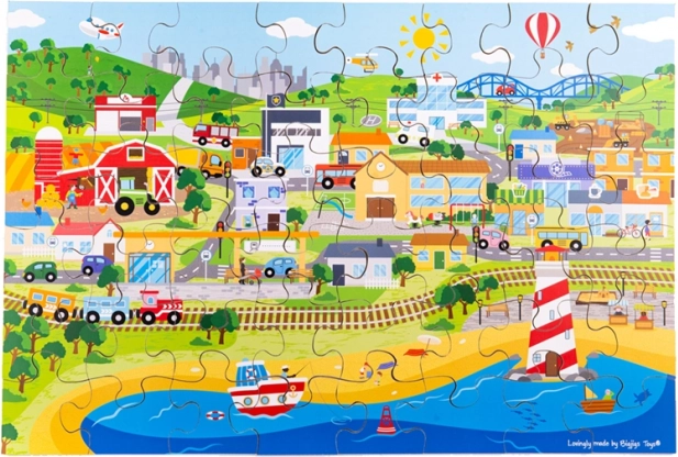 Floor Puzzle City