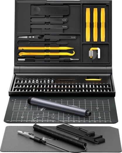 Fanttik E1 NEX electric precision screwdriver – workstation with 64 bits and service tools