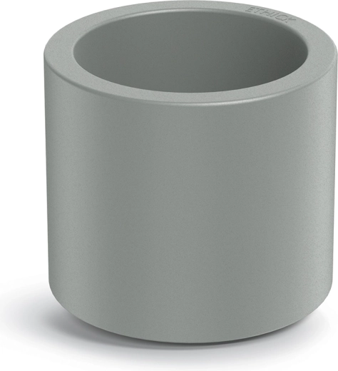 Tubla Round Flowerpot 38 cm concrete grey with insert