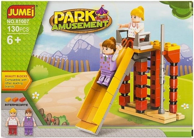 Jumei statybinis rinkinys pramogų parkas 130 dalių (25 × 18 cm) – 1 vnt.