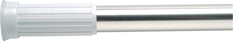 Teleskopinė įtempimo strypas 70–120 cm metalinis – baltas arba sidabrinis