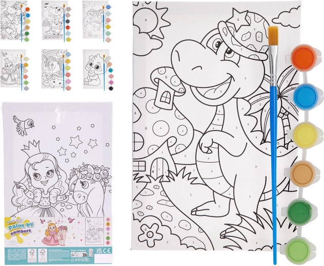 Paint by Numbers for Children with Frame