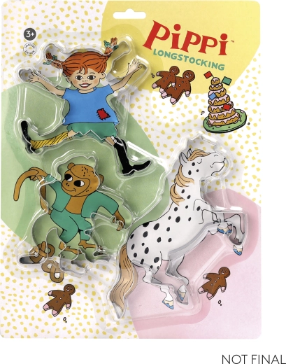 Pippi – sausainių formelių rinkinys (3 vnt.)