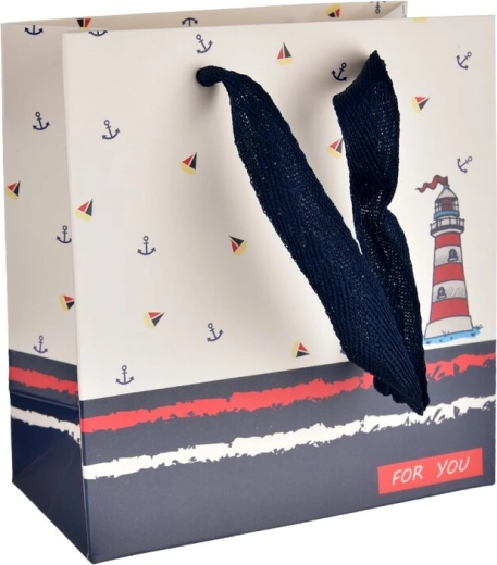 Gift paper bag SEA 14 × 7 × 15 cm