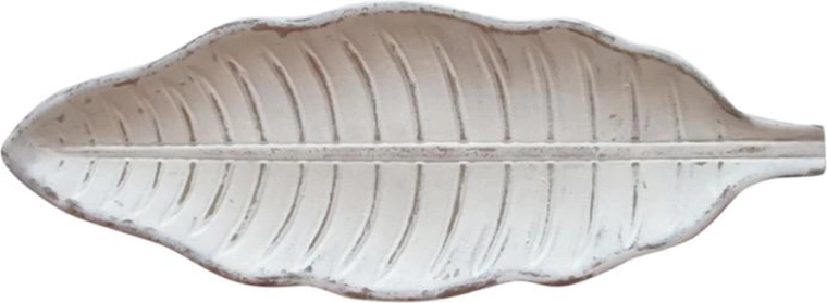 Dekoratyvinis medinis padėklas lapo formos 38 cm TORO