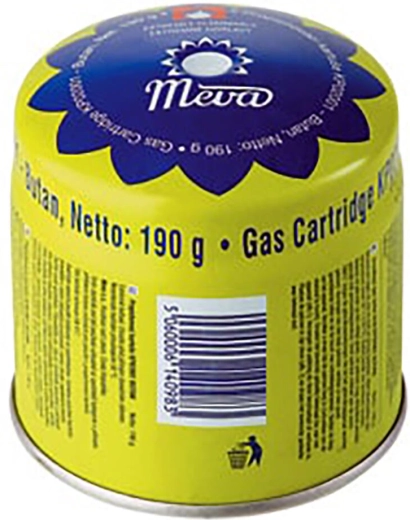 Praduriamoji dujų kasetė 190 g MEVA