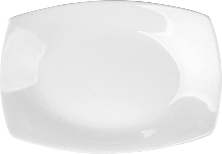 Mariapaula Moderna modern square white serving bowl 33 cm