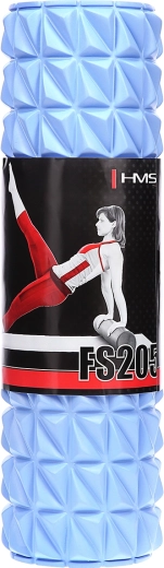Masažinis putų volas HMS FS205 45 cm mėlynas