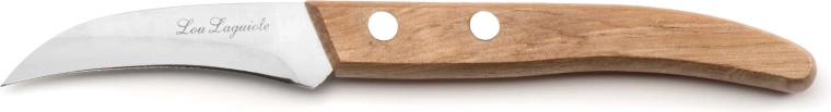 Nerūdijančio plieno ir medžio lupimo peilis 17,6 cm
