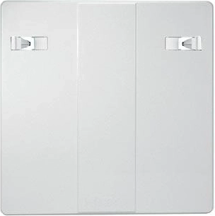 Revizinės durelės 400 × 400 mm, plastikas, baltos