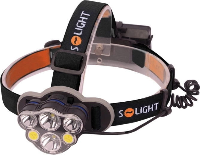 Solight įkraunamas LED priekinis žibintas, 550 lm