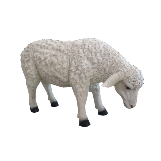 Christmas decorative resin sheep figure 87.6 cm