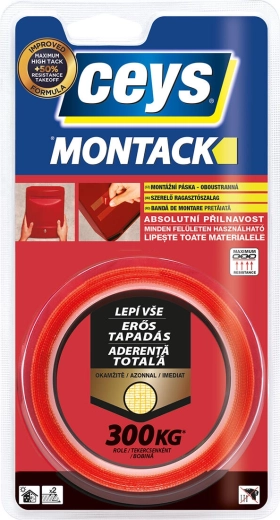 Double-sided mounting tape 19 mm × 2.5 m MONTACK CEYS