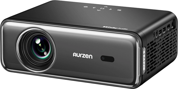 Projektorius „Aurzen Eazze D1 Pro“ Full HD su 4K palaikymu ir „Dolby Audio“