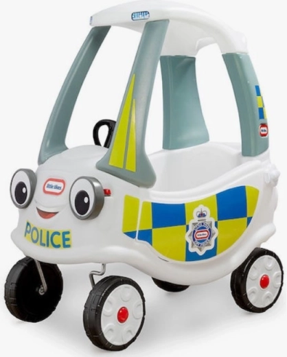 Little Tikes Cozy Coupe Police Ride-On (White)