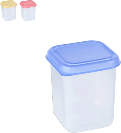Plastic container mini square 0.2 L mix