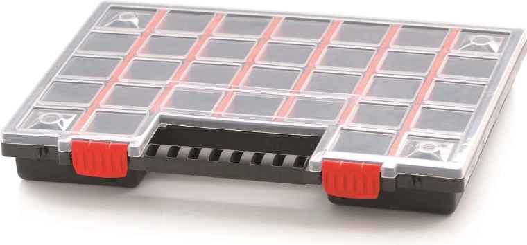 Plastic Organizer with 32 Adjustable Compartments