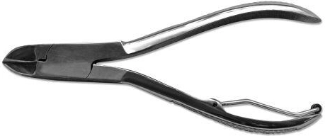 Nerūdijančio plieno nagų žnyplės 130 mm