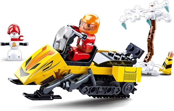 Sluban gelbėjimo sniego motociklas