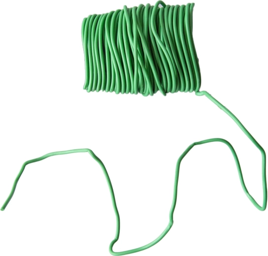 Plastiku dengta rišamoji viela, žalia 3,0 mm, ilgis 50 m