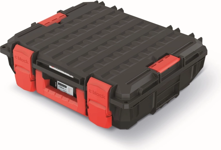 Tool case with foam insert 45 × 38 × 13.5 cm, black