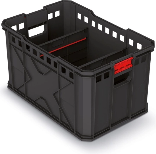 Modulinė transportavimo dėžė X-Block Pro, juoda 536 × 354 × 300 mm
