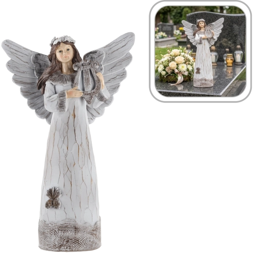 Angel Figurine with Lyre