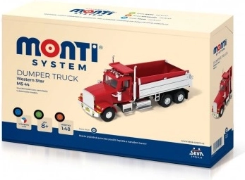 Surenkamas sunkvežimio modelis DUMPER TRUCK WESTERN STAR 1:48