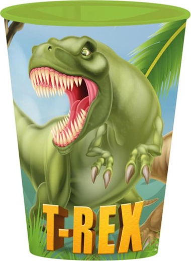 Plastikinis puodelis „Dinozauras“ 260 ml