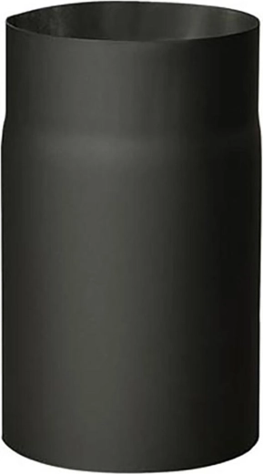 Flue pipe 160 mm, length 250 mm, thickness 1.5 mm, black