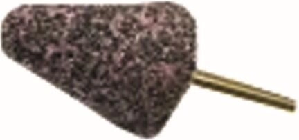 Abrasive conical point with rounded tip 16 × 40 mm, grit 60, shank 6 mm