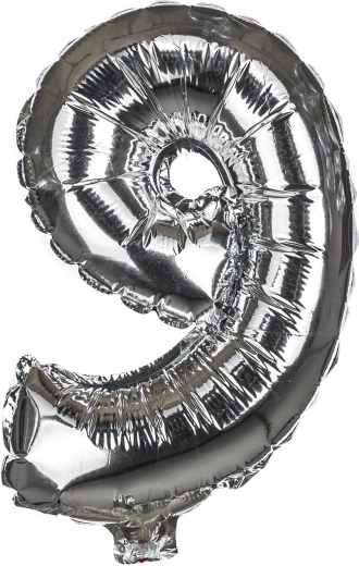 Foil Balloon Number 9, 30 cm MY PARTY