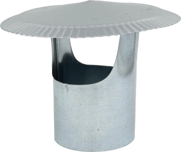 Galvanized chimney cap 132 mm