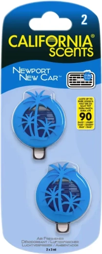 California Scents mini vent diffuser Newport New Car