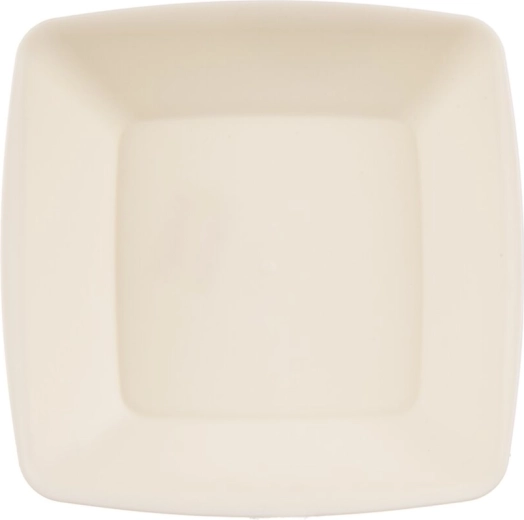 Sandy deep plate, cream, 17.5 × 17.5 cm