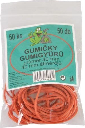 Guminės juostelės 40 mm (50 vnt.)