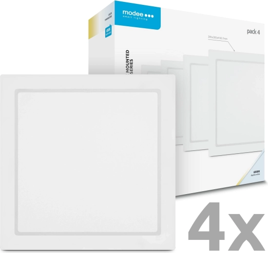 Modee square LED panel 24 W, 2640 lm, cool white