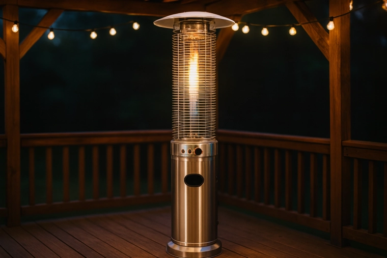 Stainless Steel Gas Patio Heater 180 cm