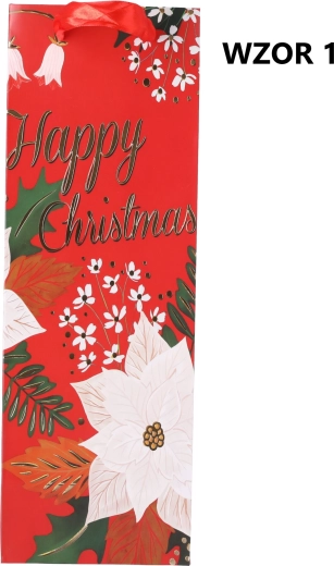 Christmas gift bag 35x12x10 cm Mixed patterns