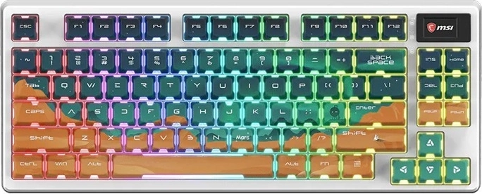 MSI Forge GK600 TKL wireless Mars (US) wireless mechanical keyboard