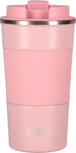Rožinis termo puodelis NILS Camp 510 ml