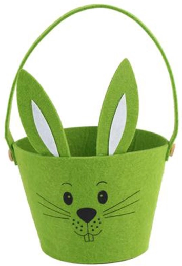 Felt Easter basket bunny 15 cm