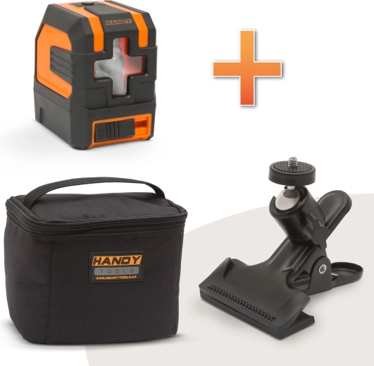 Handy Tools Cross-Line Laser Level with a 10 m Range