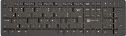 wireless keyboard NATEC Herring 2.4 GHz slim (US layout)