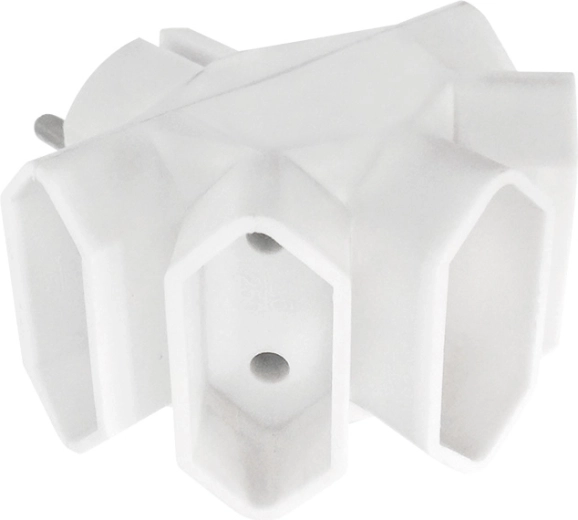 Solight splitter with 5 sockets for Euro plugs, white