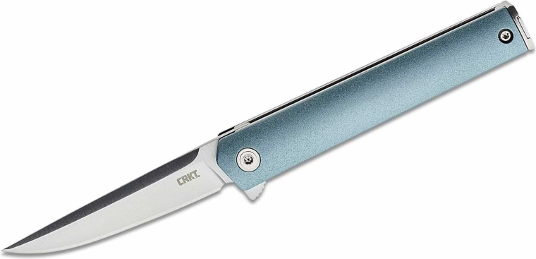 CRKT CEO Compact Blue pocket knife 6.6 cm, blue, GRN