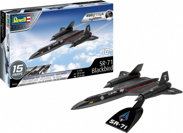 Plastikinis modelis SR-71 Blackbird Easy-Click 1:110
