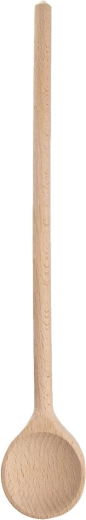 Wooden round cooking spoon 35 cm